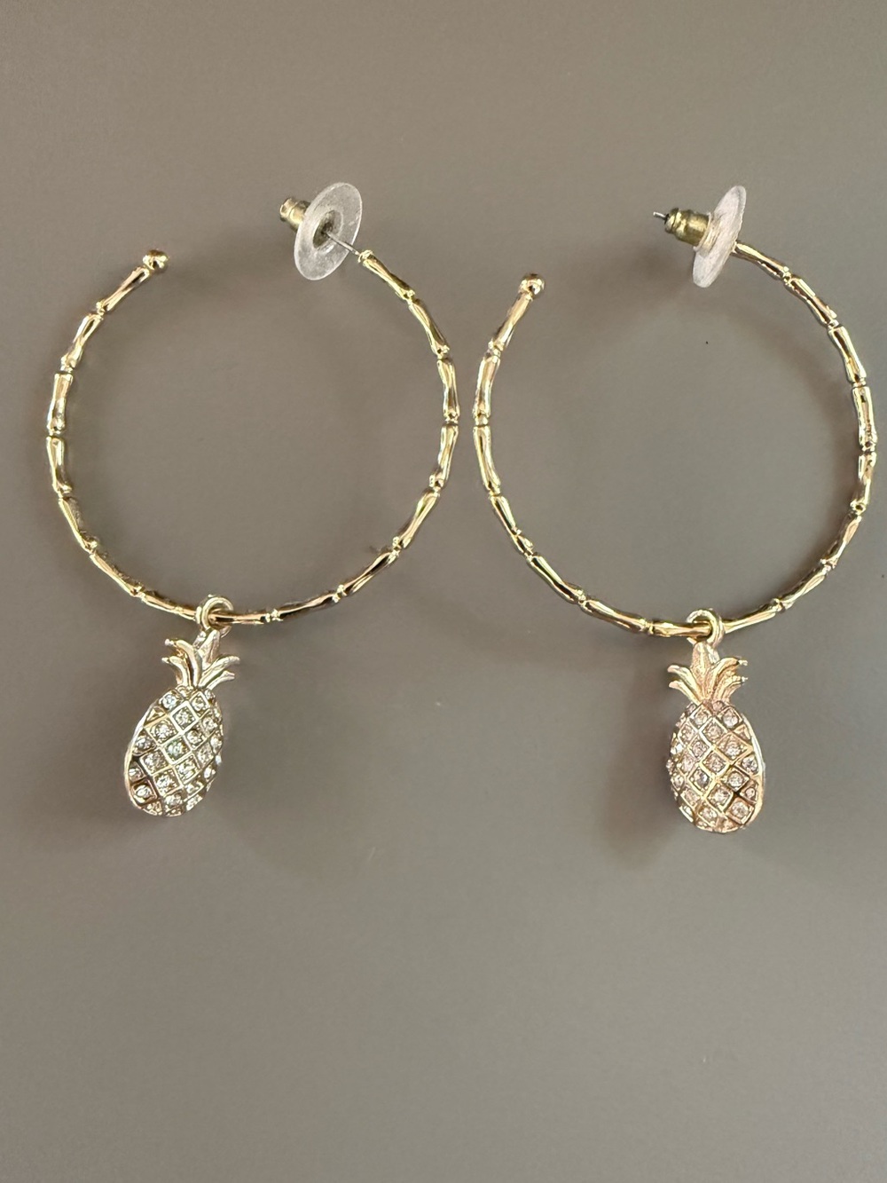 Lilly Pulitzer Gold Hoop Earrings